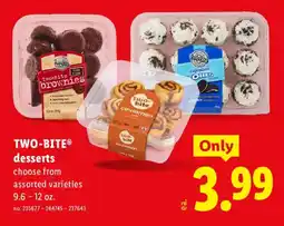 Lidl Two-Bite desserts offer