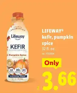Lidl Lifeway kefir pumpkin spice offer