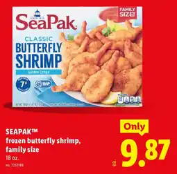 Lidl Seapak frozen butterfly shrimp offer