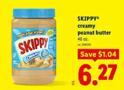 Lidl Skippy creamy peanut butter offer