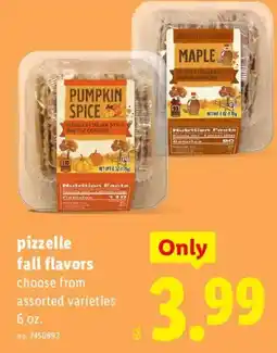 Lidl Pizzelle fall flavors offer