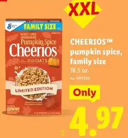 Lidl Cheerios pumpkin spice offer