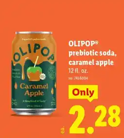 Lidl Olipop prebiotic soda caramel apple offer