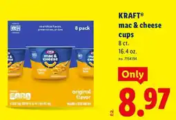 Lidl Kraft mac & cheese cups offer