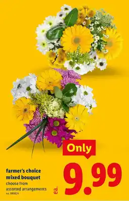 Lidl Farmer's choice mixed bouquet offer