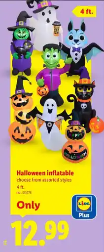 Lidl Lidl Plus Halloween inflatable offer