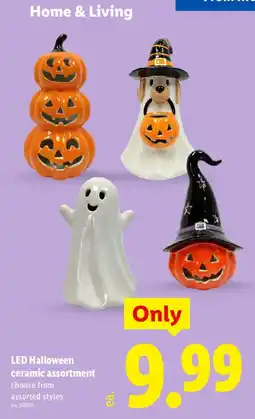 Lidl LED Halloween ceramic assortment offer