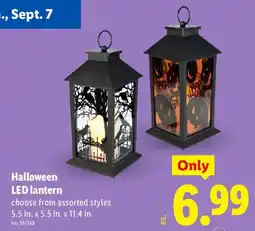 Lidl Halloween LED lantern offer