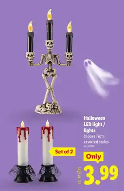 Lidl Halloween LED light / lights offer