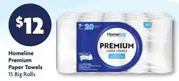 Family Dollar Homeline Premium Paper Towels offer