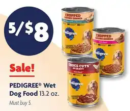 Family Dollar PEDIGREE Wet Dog Food offer