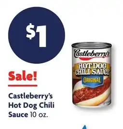 Family Dollar Castleberry's Hot Dog Chili Sauce offer