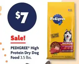 Family Dollar PEDIGREE High Protein Dry Dog Food offer