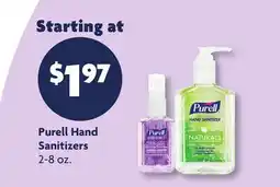 Family Dollar Purell Hand Sanitizers offer