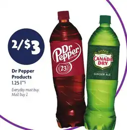 Family Dollar Dr Pepper Products offer