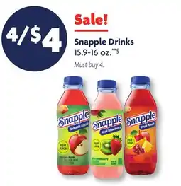 Family Dollar Snapple Drinks offer