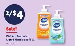 Family Dollar Dial Antibacterial Liquid Hand Soap offer