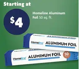 Family Dollar Homeline Aluminum Foil offer