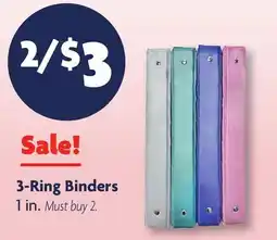 Family Dollar 3-Ring Binders offer