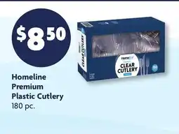 Family Dollar Homeline Premium Plastic Cutlery offer