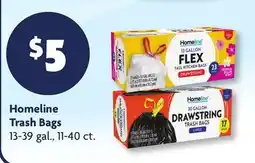 Family Dollar Homeline Trash Bags offer