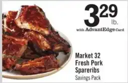 Price Chopper Market 32 fresh pork spareribs offer