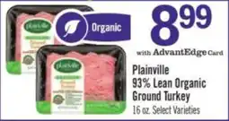 Price Chopper Plainville organic ground turkey offer