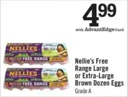 Price Chopper Nellie's Free Range Large or Extra-Large Brown Dozen Eggs offer