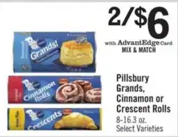 Price Chopper Pillsbury Grands, Cinnamon or Crescent Rolls offer