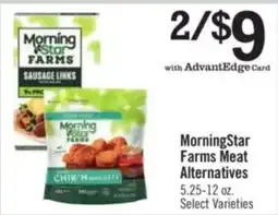 Price Chopper Morningstar Farms Meat Alternatives offer