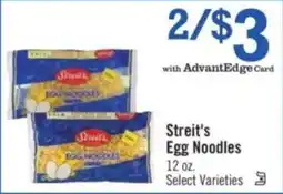 Price Chopper Streit's Egg Noodles offer