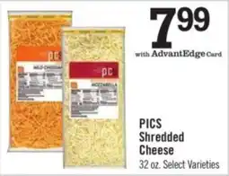 Price Chopper Pics Shredded Cheese offer