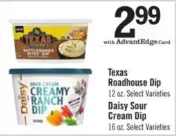 Price Chopper Texas Roadhouse Dip offer