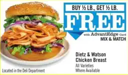 Price Chopper Dietz & Watson Chicken Breast offer