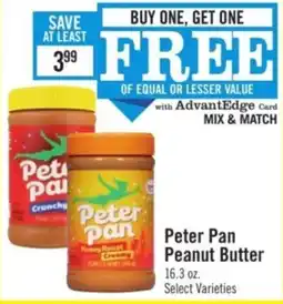 Price Chopper Peter Pan Peanut Butter offer