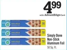 Price Chopper Simply Done Non-Stick Aluminum Foil offer