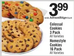 Price Chopper Colossal Cookies offer