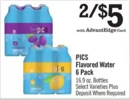 Price Chopper Pics Flavored Water offer