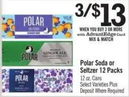 Price Chopper Polar Soda or Seltzer offer