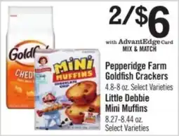 Price Chopper Pepperidge Farm Goldfish Crackers Little Debbie Mini Muffins offer