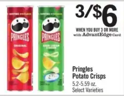 Price Chopper Pringles Potato Crisps offer