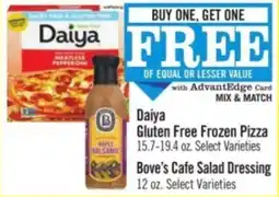 Price Chopper Daiya Gluten Free Frozen Pizza offer