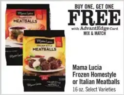 Price Chopper Mama Lucia Frozen Homestyle or Italian Meatballs offer