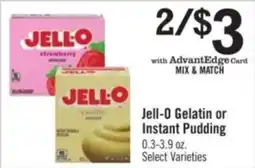 Price Chopper Jell-O Gelatin or Instant Pudding offer