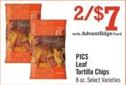 Price Chopper Pics leaf tortilla chips offer