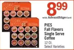 Price Chopper Pics fall flavors single serve coffee offer