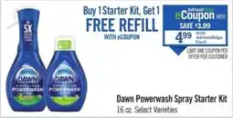 Price Chopper Dawn Powerwash Spray Starter Kit offer