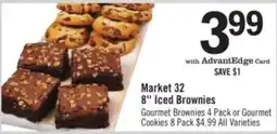 Price Chopper Market 32 8" Iced Brownies offer