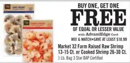 Price Chopper Market 32 Farm Raised Raw Shrimp or Cooked Shrimp offer