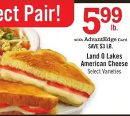 Price Chopper Land O Lakes American Cheese offer